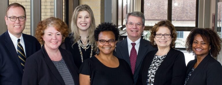 TxCORE team group photo with Drs. Johnsrud, Richards, Moczygemba, Brown, Lawson, Rascati, and Barner