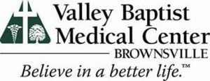 valley baptist medical center brownsville logo with slogan, "believe in a better life."