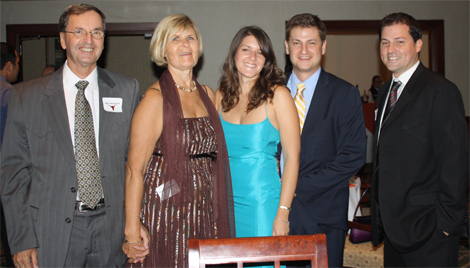 Shepherd, wife Valerie, daughter Monica, son-in-law Scott and my son, Joshua at the Legends Award’s Ceremony.