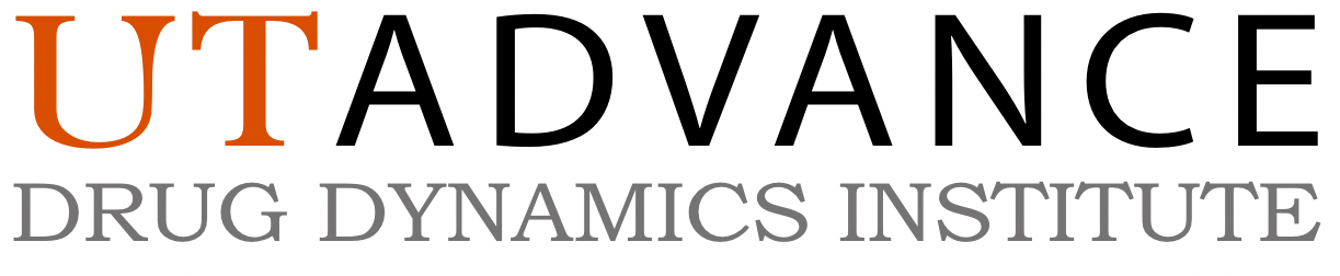 UT Advance logo that reads, "UT Advance, Drug Dynamics Institute"