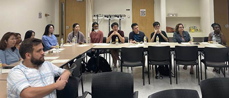 Health Outcomes graduate student celebration group photo