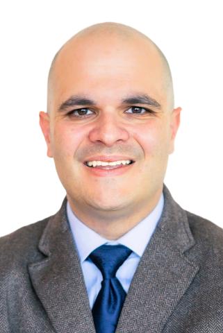 A man smiling.