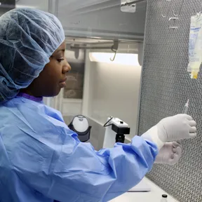 APPE student working in a lab