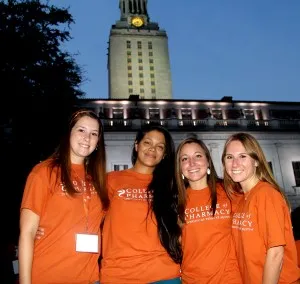 4 cop students with tower