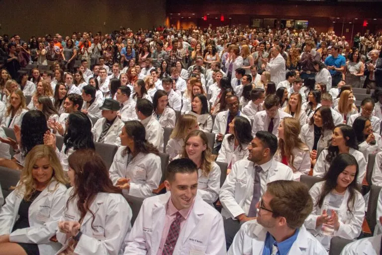 white coat ceremony group