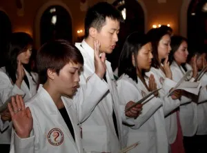 white coat recite