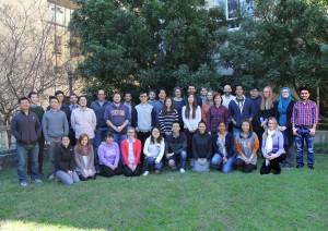 Group photo of MPDD division members in outdoor setting