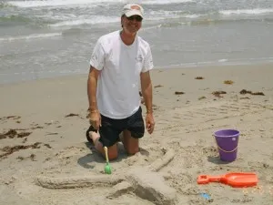 Dr. Shepherd at the beach