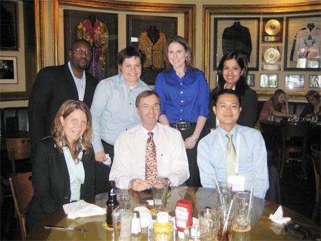 Lunch with graduate students, ISPOR meeting in Toronto.