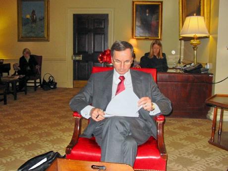 This picture was taken while waiting in the West Room of the White House to visit with CMS and White House officials about the Medicare Part D program.