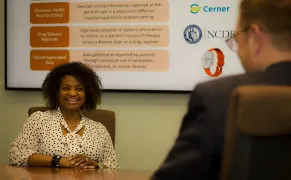 Photo of Dr. Barner and Dr. Johnsrud