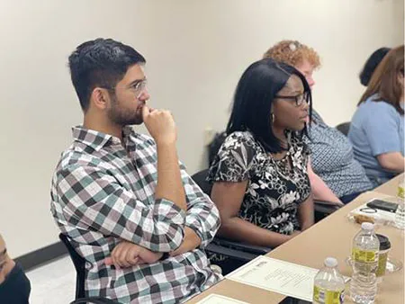 Students at Health Outcomes graduate student celebration