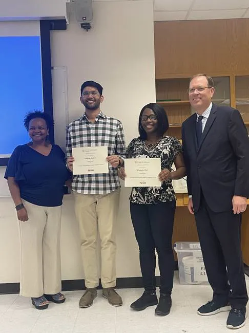 TxCORE award finalists with Dr. Brown and Dr. Johnsrud