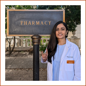 Headshot of student pharmacist Roopa Gowda.