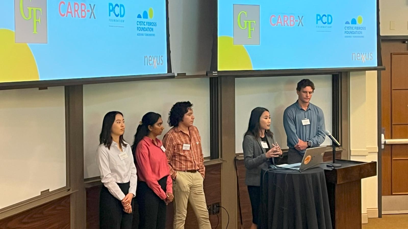 Nexxus project team presenting in a conference room