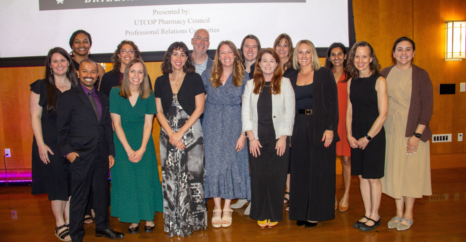 Texas Pharmacy faculty come together in celebration of outstanding achievements in education, mentorship, and student success.