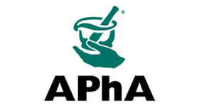 Logo for the American Pharmacists Association.