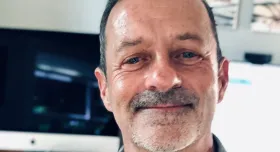 A man smiling