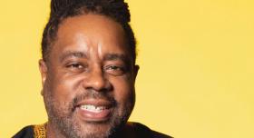 A man smiling.
