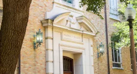 Pharmacy building on UT campus