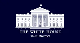 An image of the White House with "The White House Washington" written underneath.