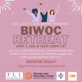 Image of flyer for BIWOC Retreat