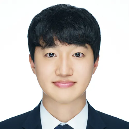 Taehyung Kim wearing a suit