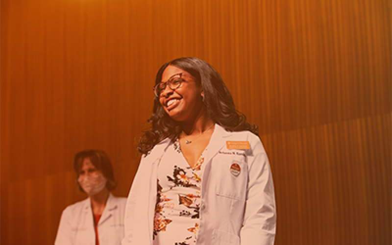 Pharm.D. student at White Coat Ceremony