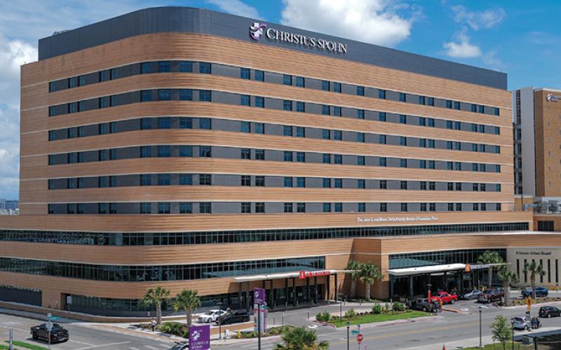 Shoreline hospital on a partly cloudy day